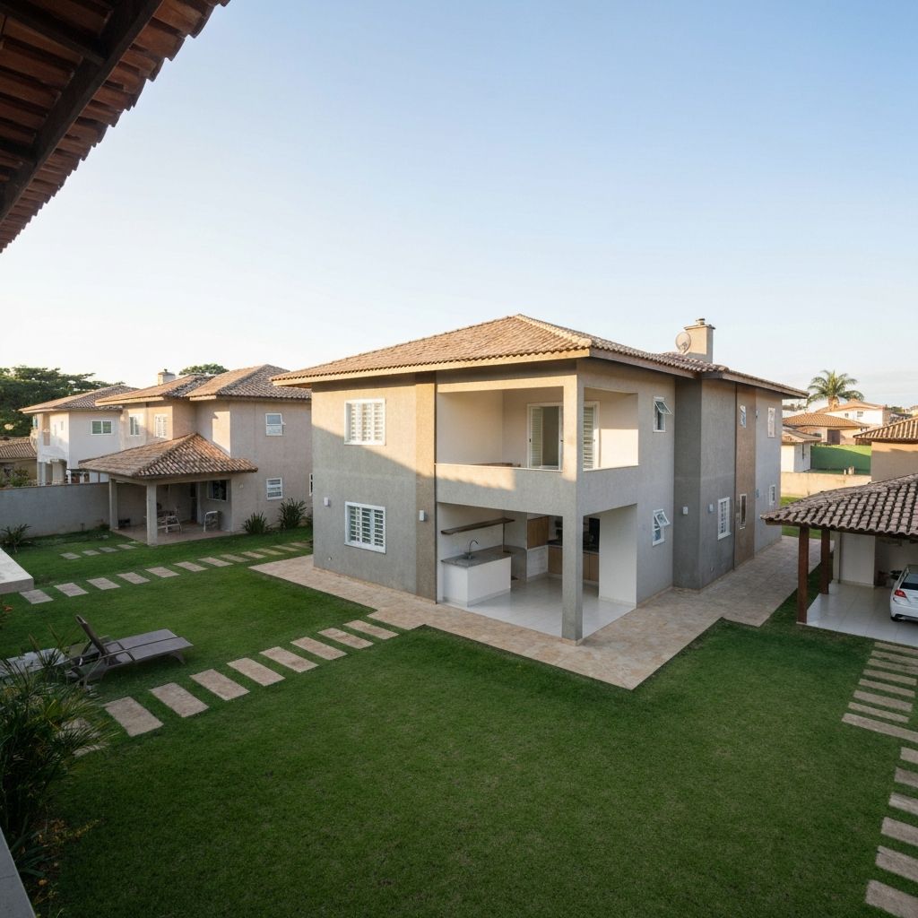 Casa construída no Brasil